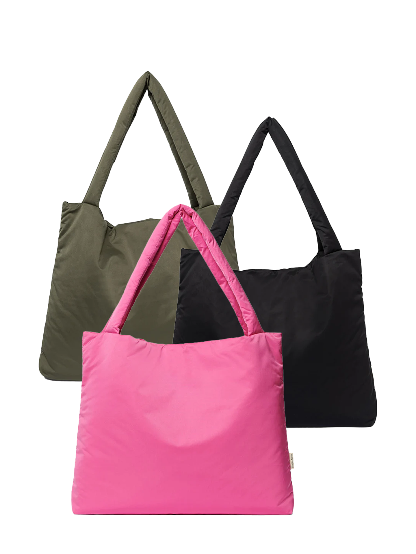 Puffy Mom bag, Black, Pink or Green