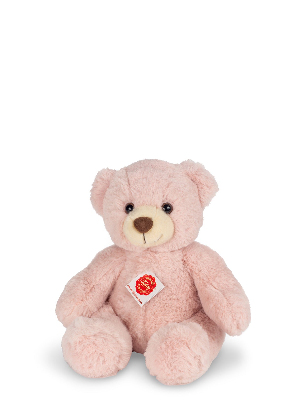 Dusty rose teddy bear soft toy (30 cm)