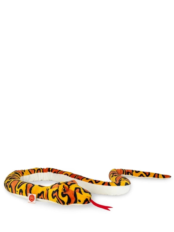 Snake yellow-orange soft toy (175 cm)