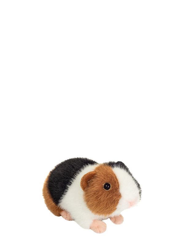 Guinea pig soft toy, tricolour (19 cm)