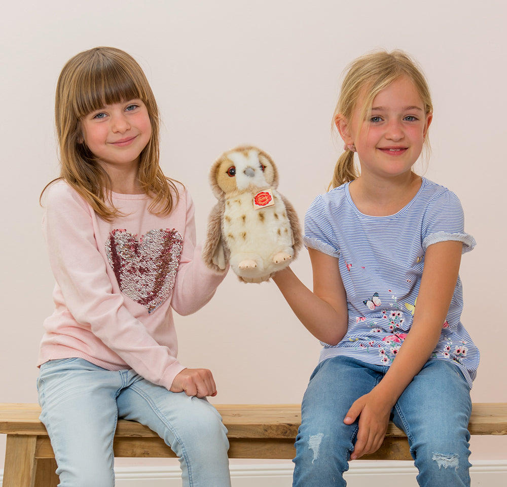 Owling soft toy, beige (20cm)