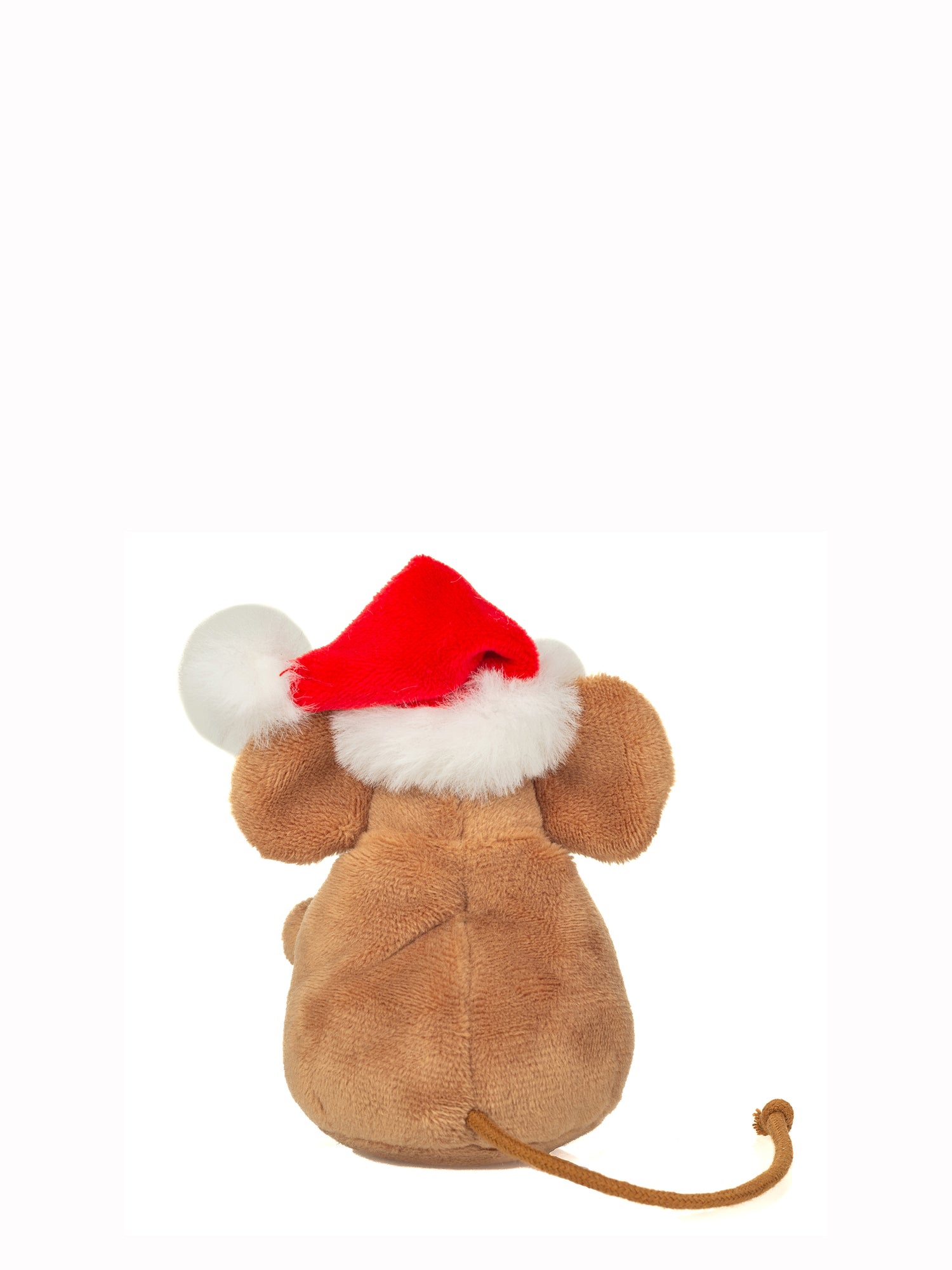 Christmas Mouse with wreath soft toy (11cm)