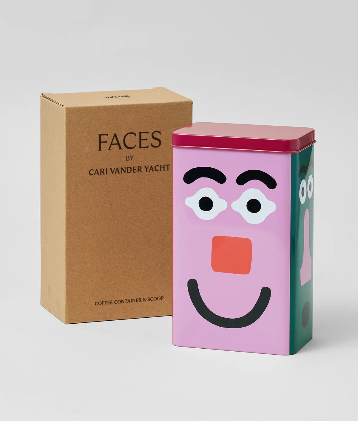 Faces metal tin