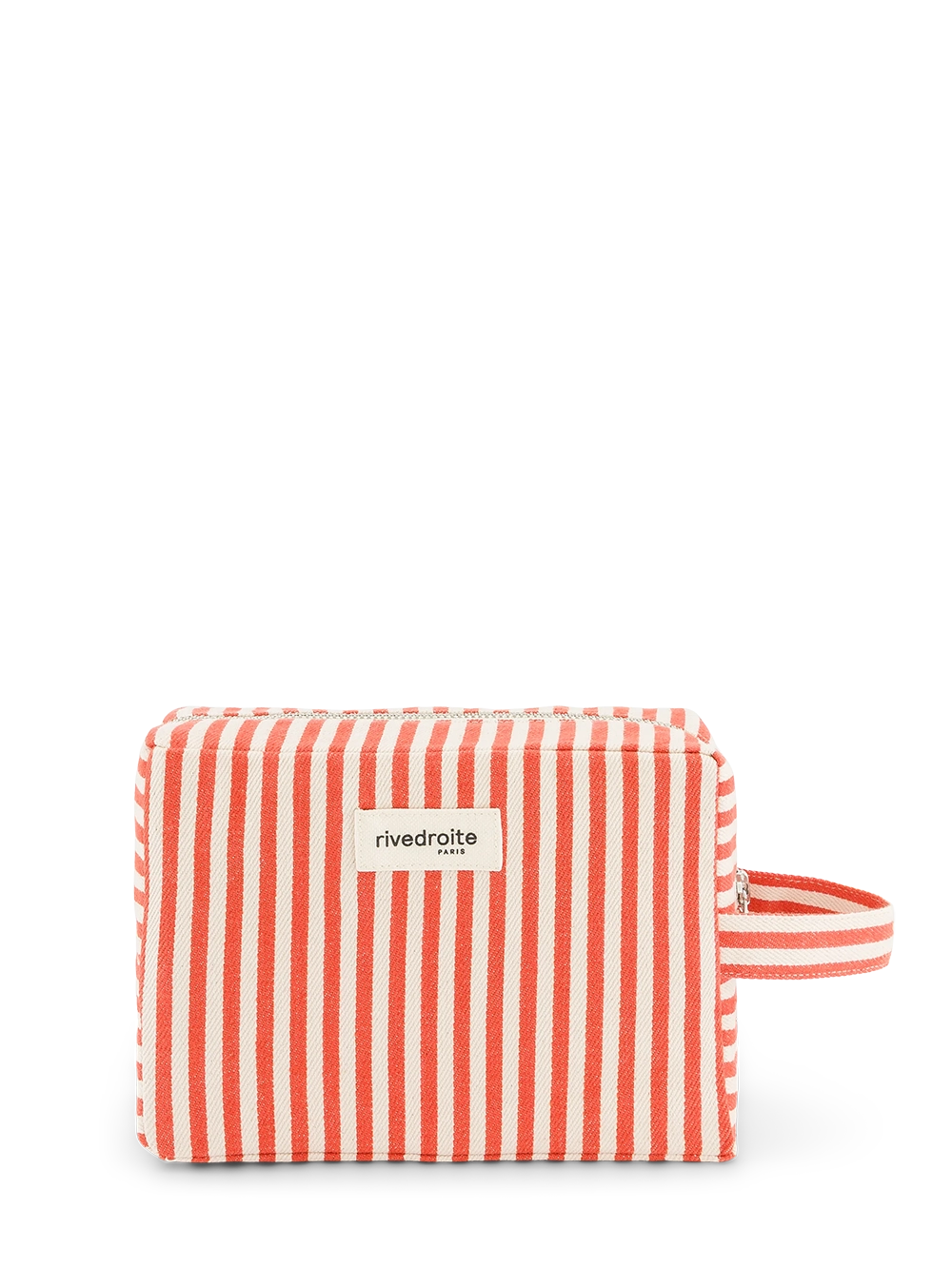 Tournelles XL toiletry bag, red striped