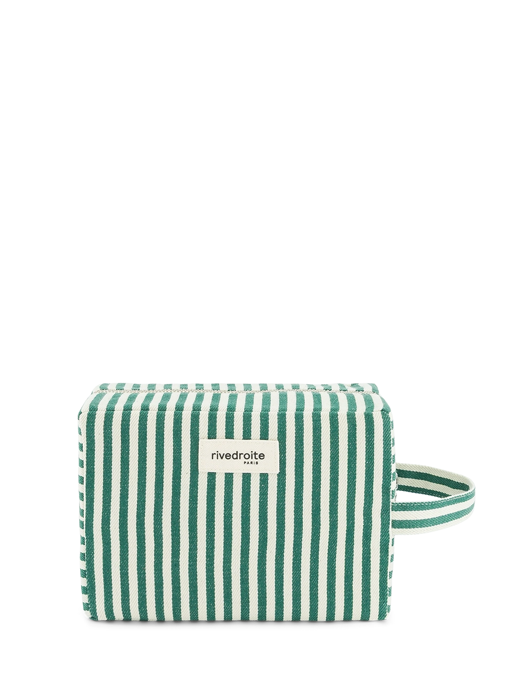 Tournelles XL toiletry bag, green striped