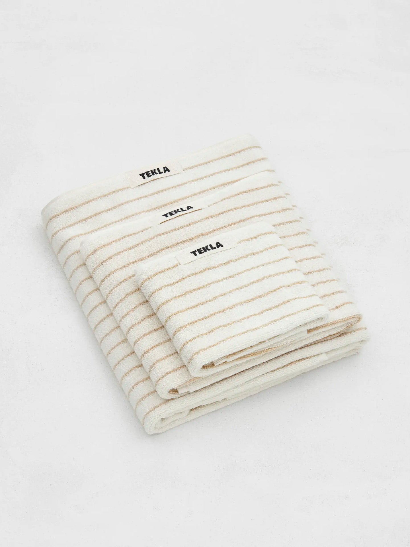 Terry Bath Towel, Sienna stripes