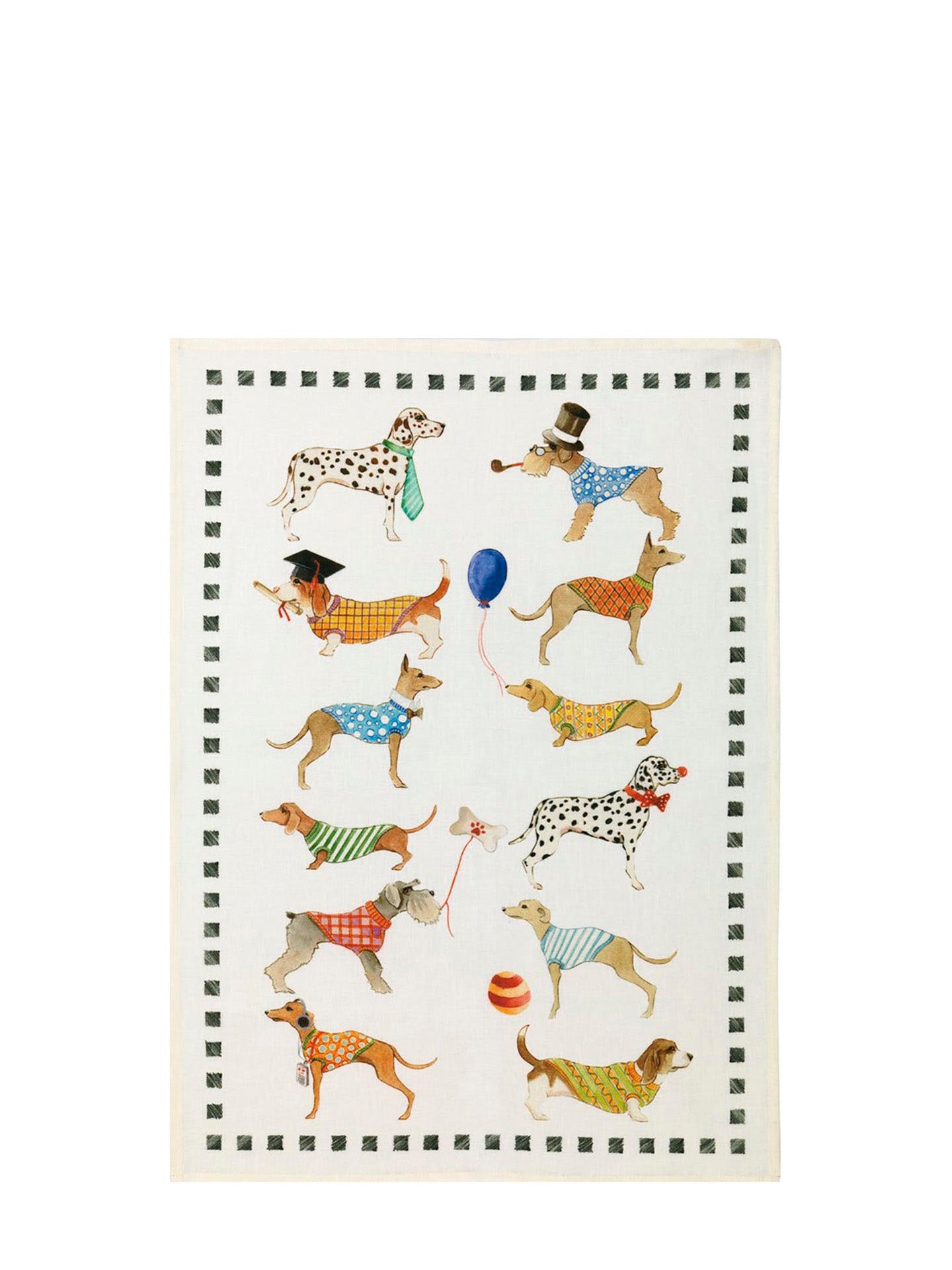 Best friends kitchen towel, dogs