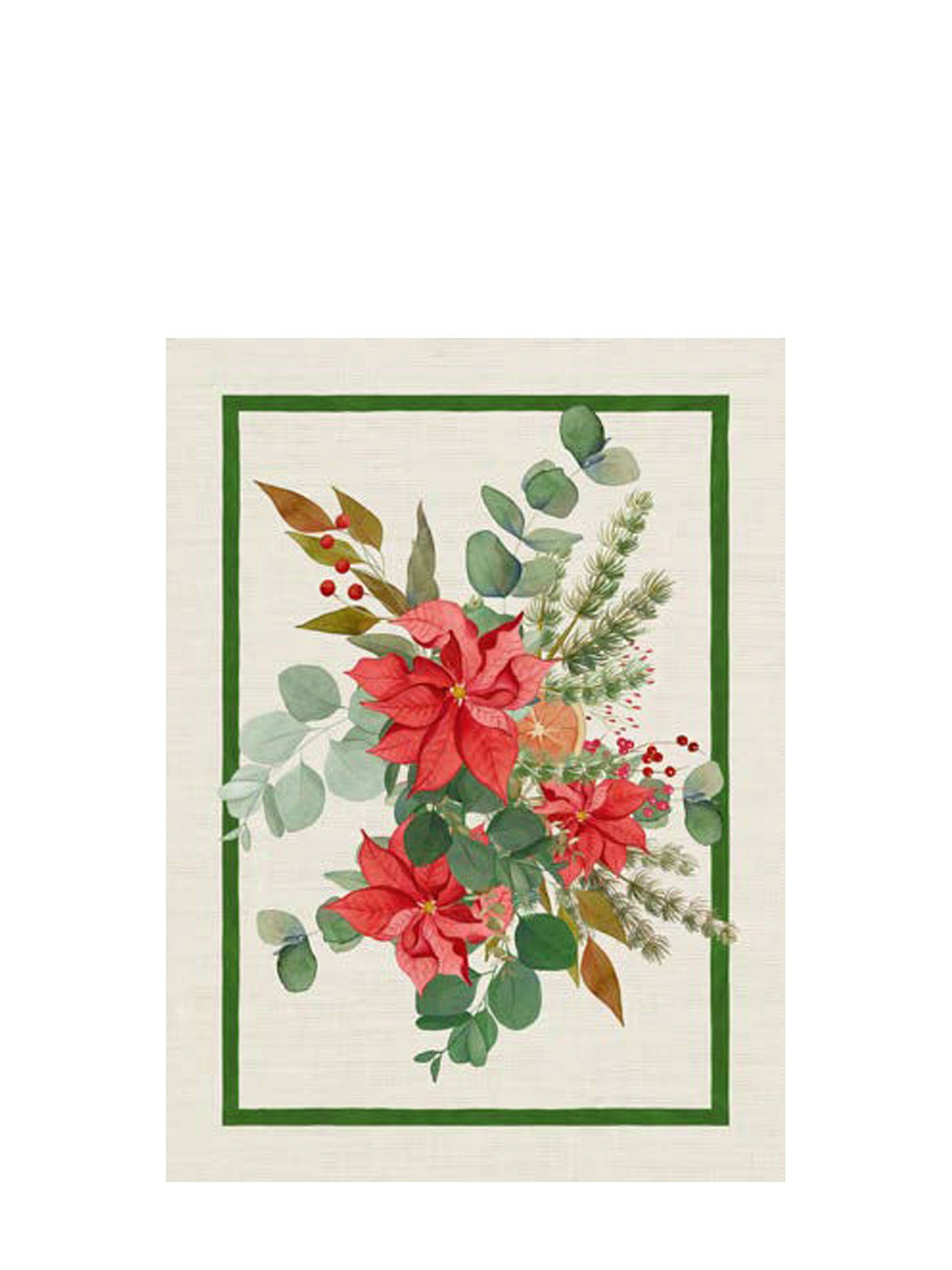 Garland glee kitchen towel, green