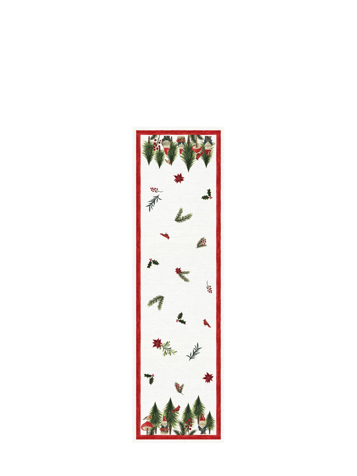 Jolly elf table runner