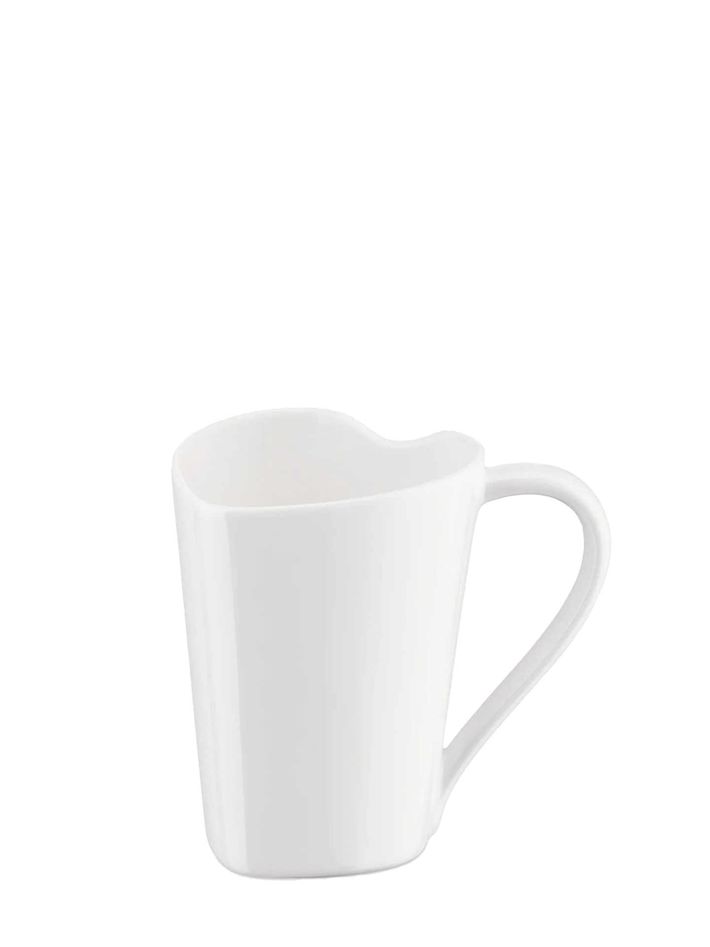 To heart-shaped mug