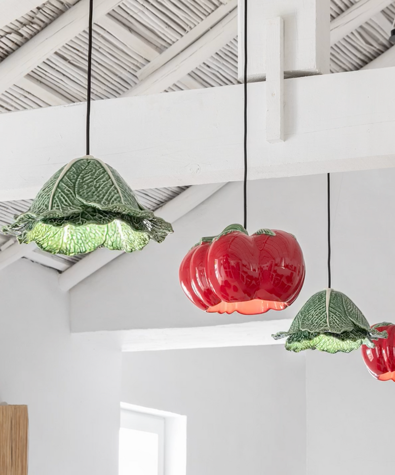 Tomato chandelier, red