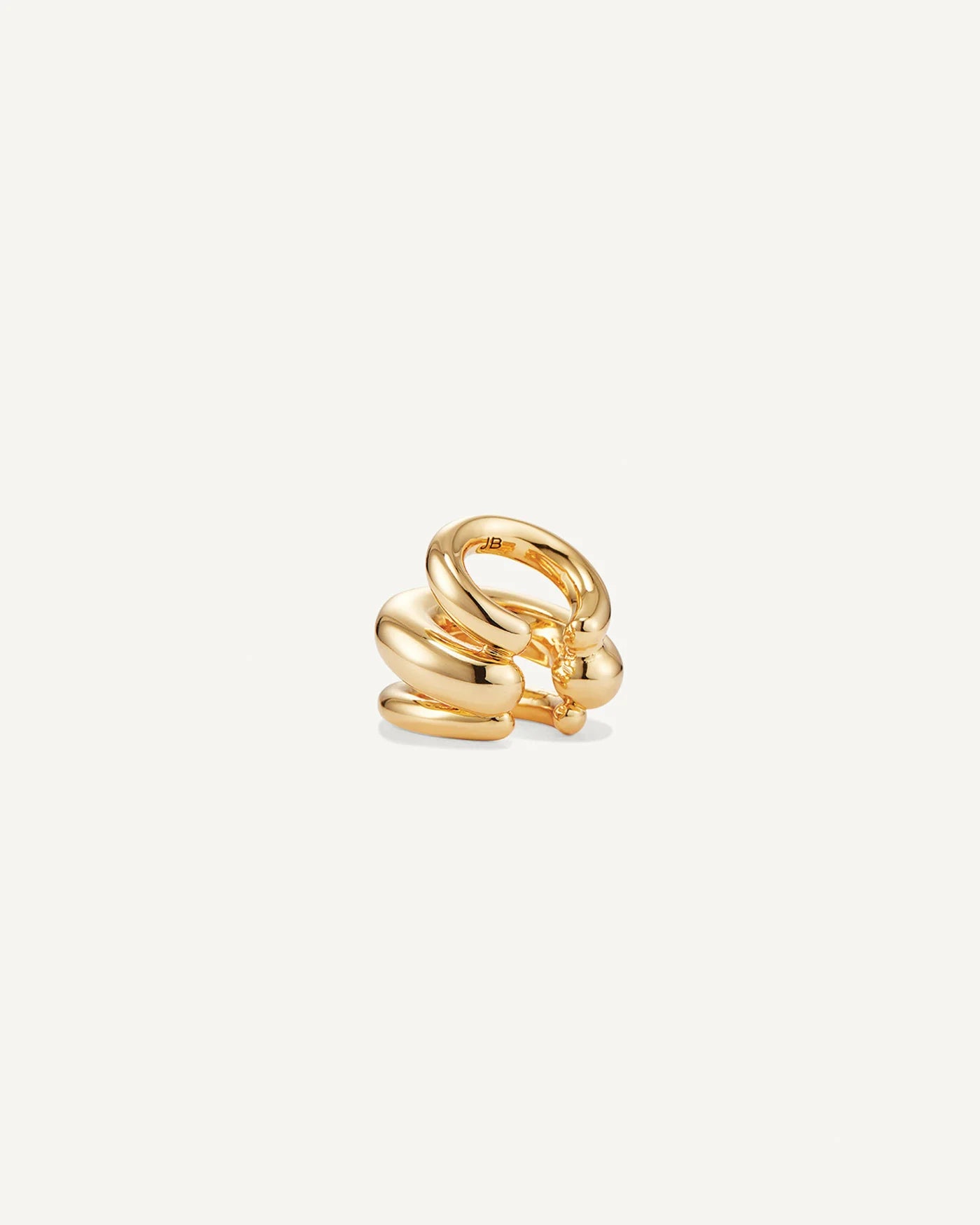 Tome triple ear cuff, gold