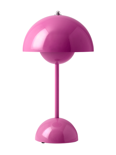 Flowerpot portable lamp VP9, tangy pink