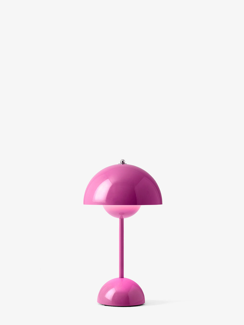 Flowerpot portable lamp VP9, tangy pink