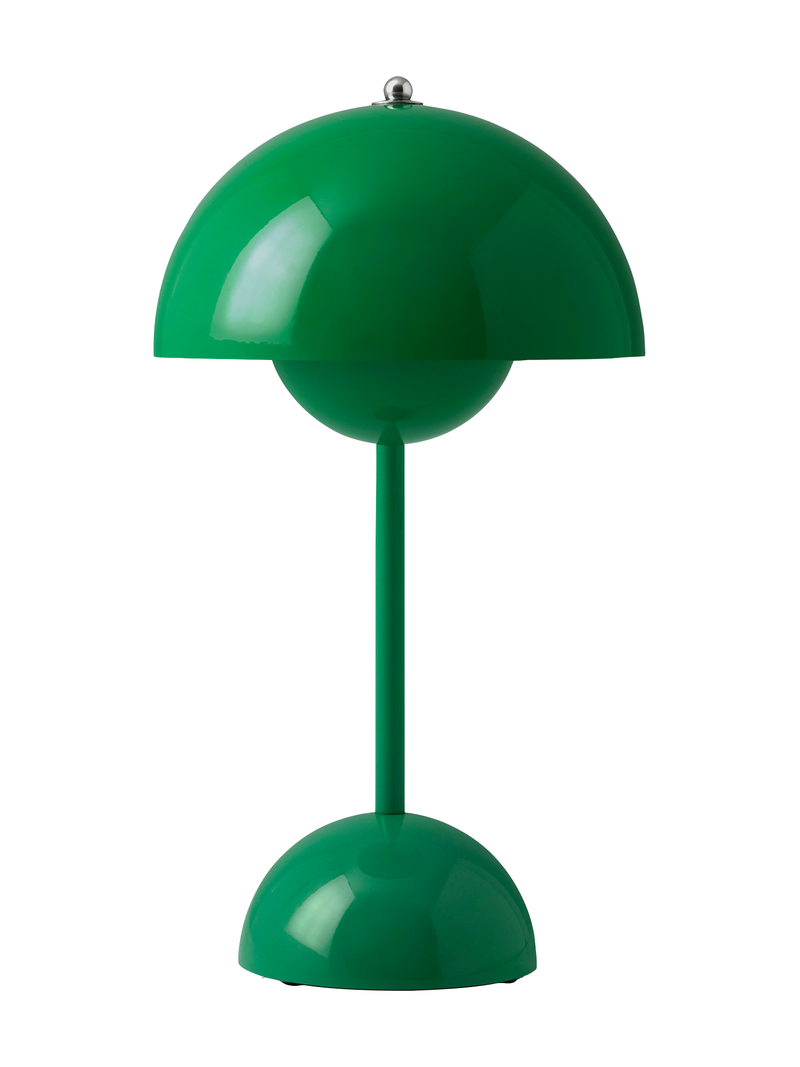 Flowerpot Portable Lamp VP9, Signal Green