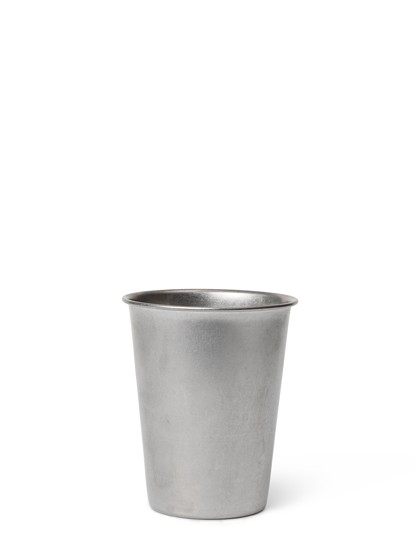 Tumbled Cup, stainless steel