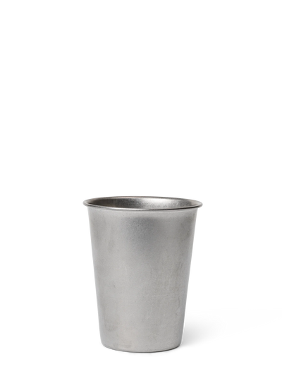 Tumbled cup, stainless steel (3dl)
