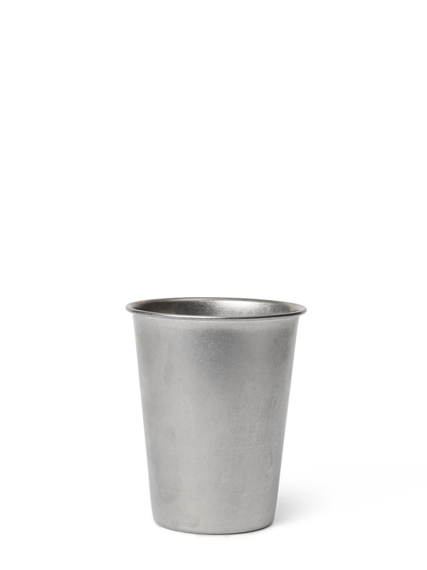 Tumbled cup, stainless steel (3dl)