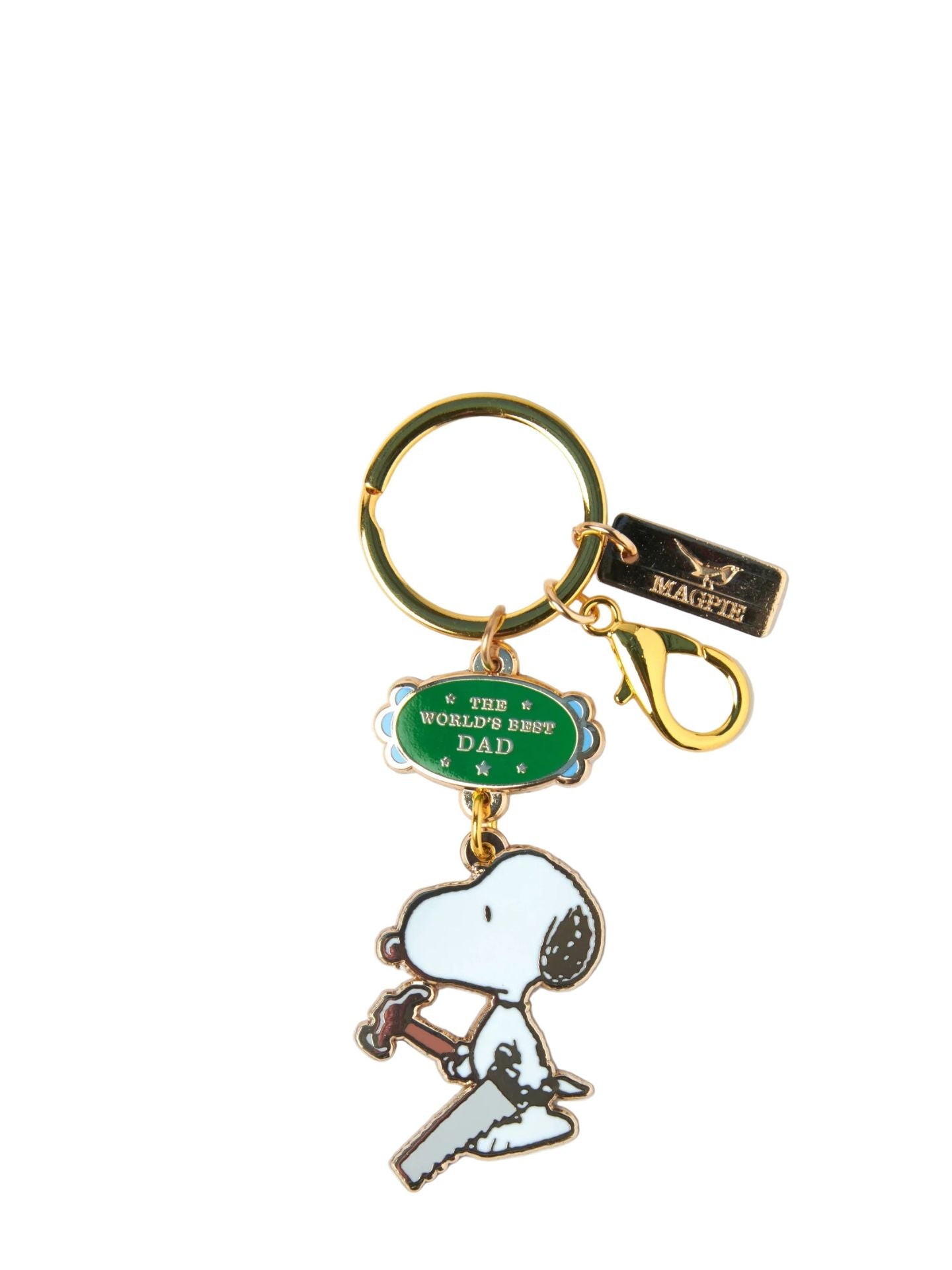 Magpie: World's best dad, Peanut keyring | My o My