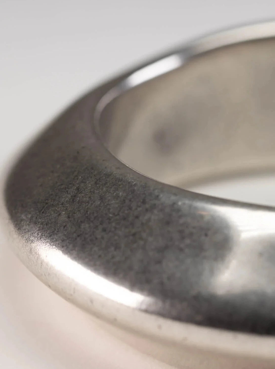 New Edge Bangle, Silver Vintage