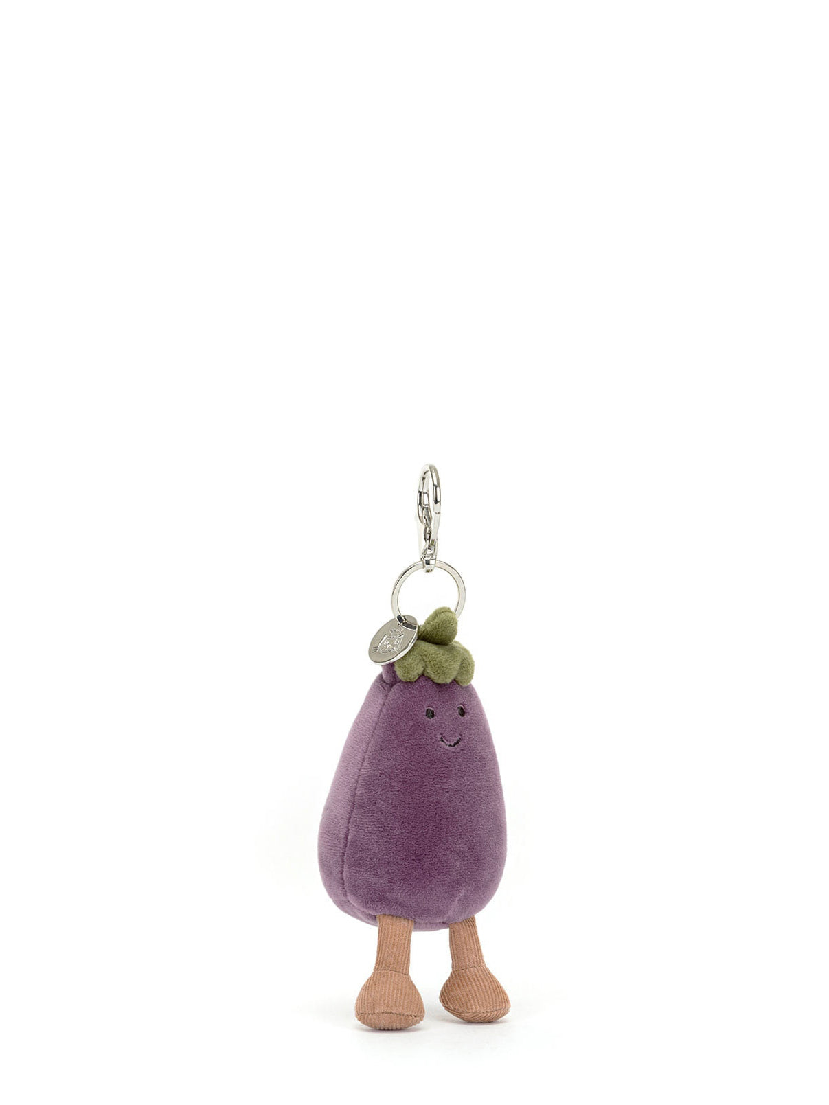 Vivacious aubergine bag charm