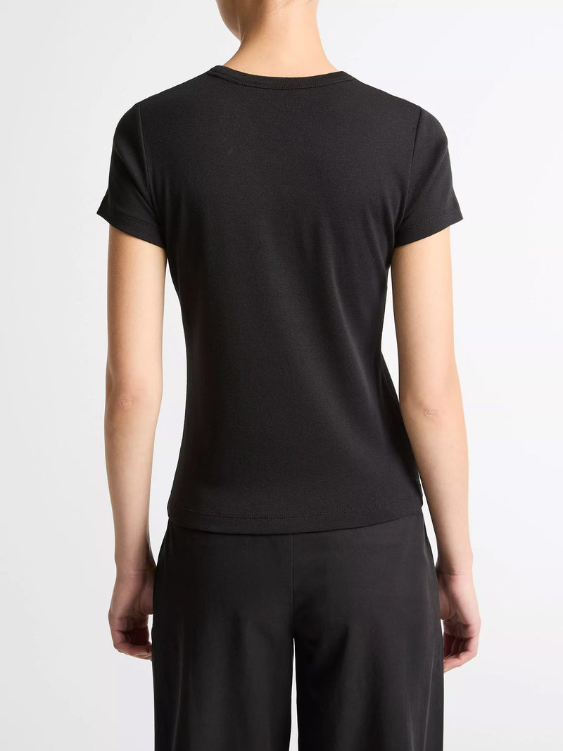 Shrunken 90s tee, black