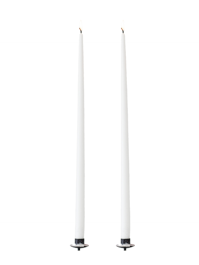 Hand-made long crown candles, set of 2 (53cm)