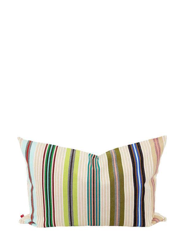 Elvira big cushion cover, multicolored stripes (50x70cm)