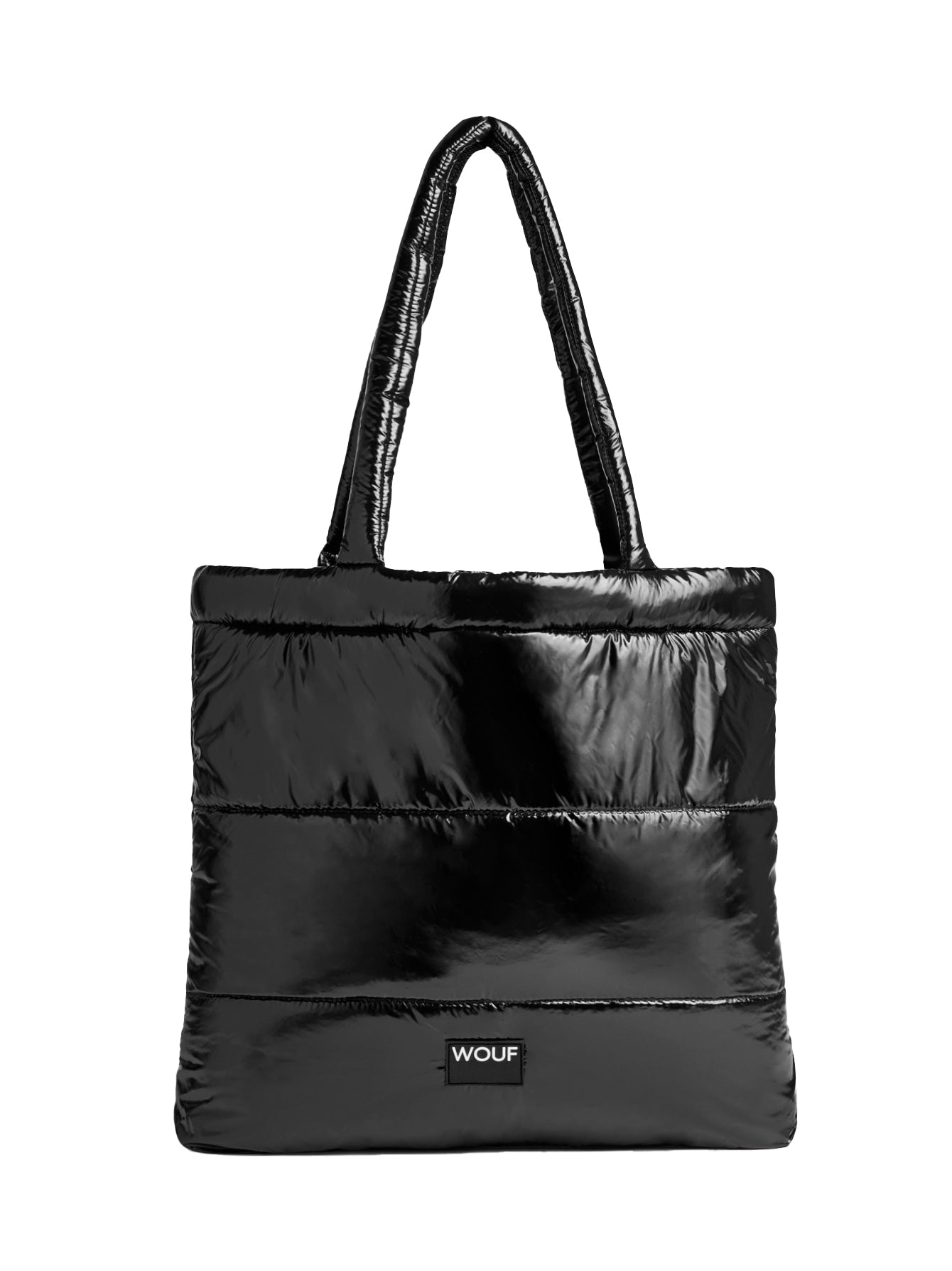 Black Glossy Tote bag