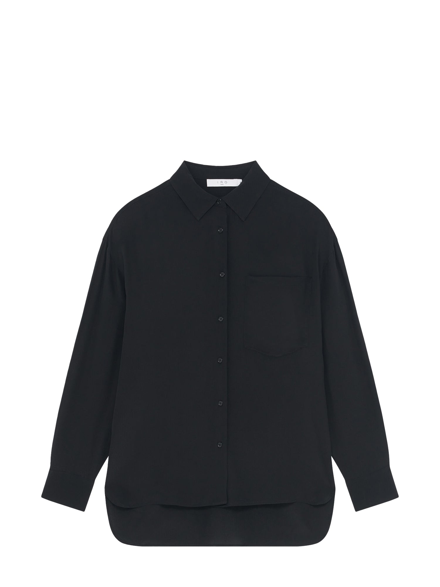 RYLEE silk blouse, black