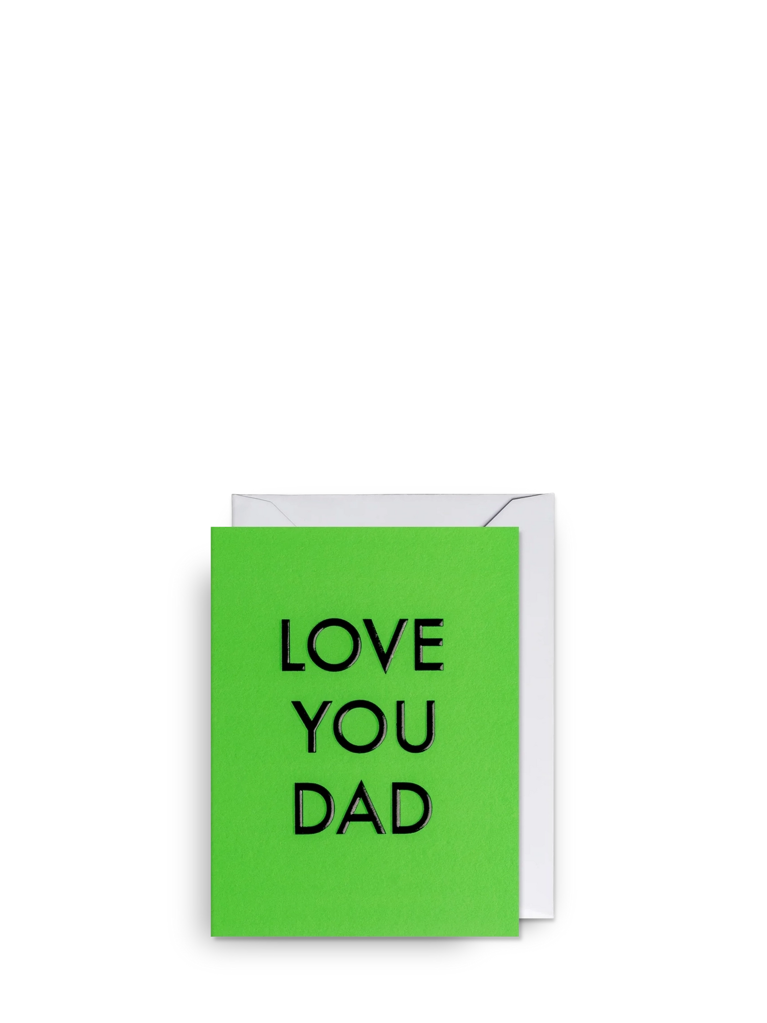 Love You Dad Father's Day mini card