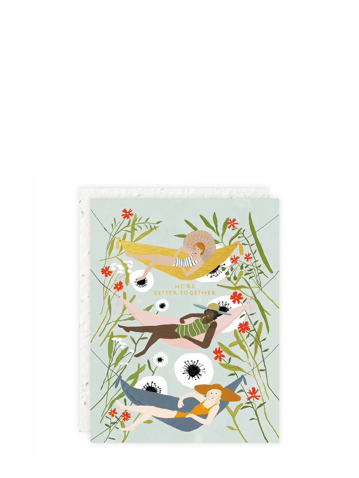 We're Better Together - Friendship Card (plantable envelope)