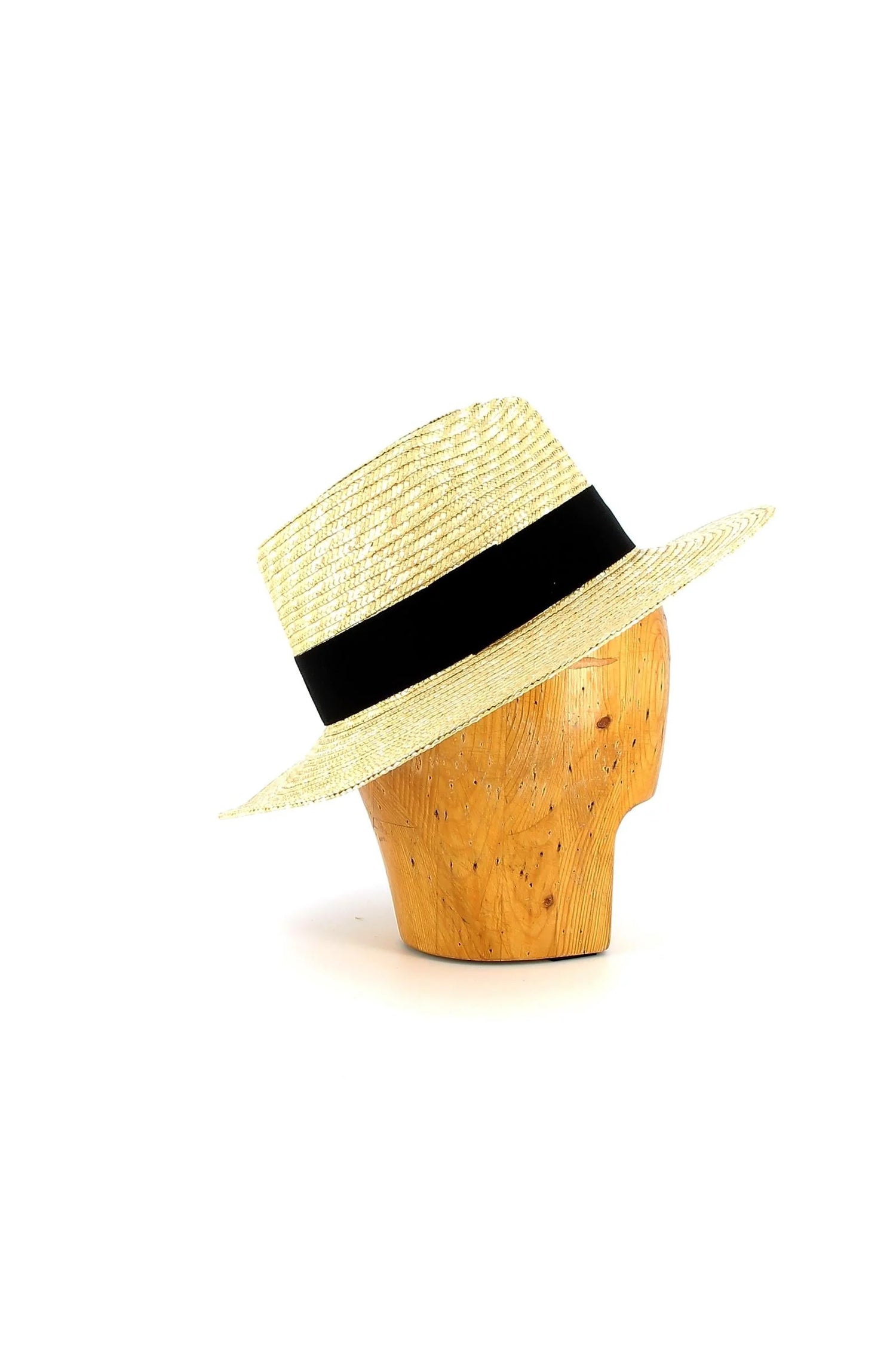 Whitney hat, natural and black
