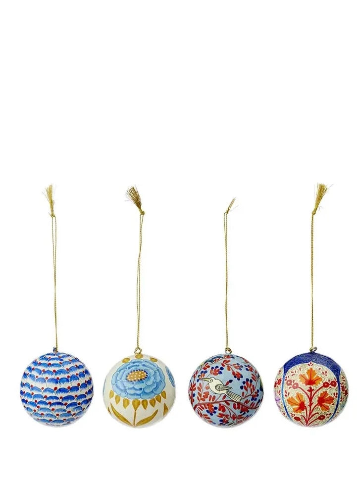 Christmas ornament ball 'Gaya Indigo' (1pcs)