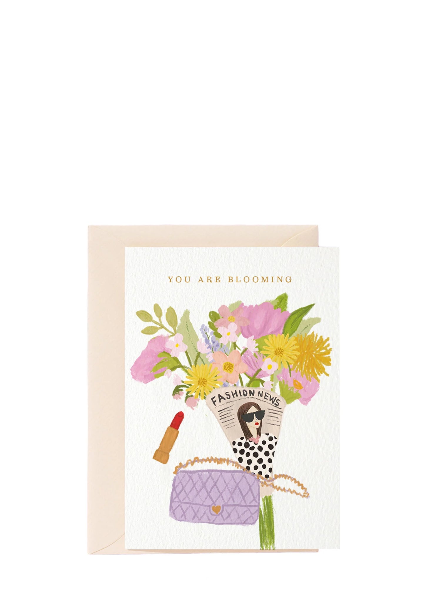 You are blooming, love & friendship card