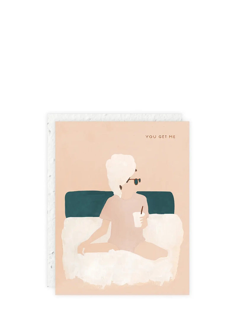 You Get Me, Love & friendship cards (plantable envelope)