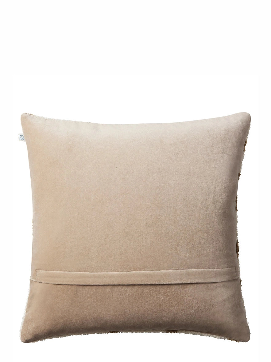 Swati Bouclé Cushion Cover (50x50cm), Ivory/sand