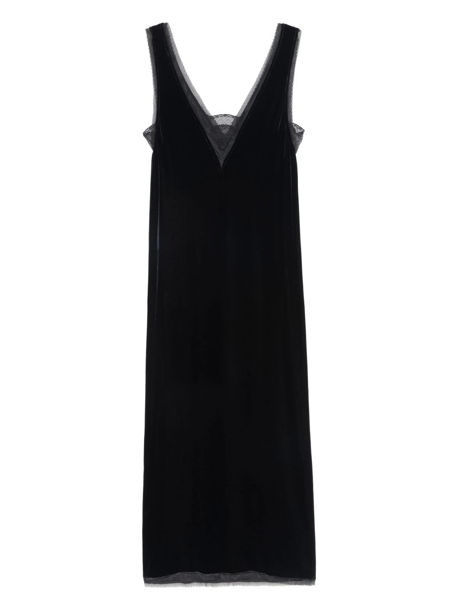 Renzo velvet dress, black