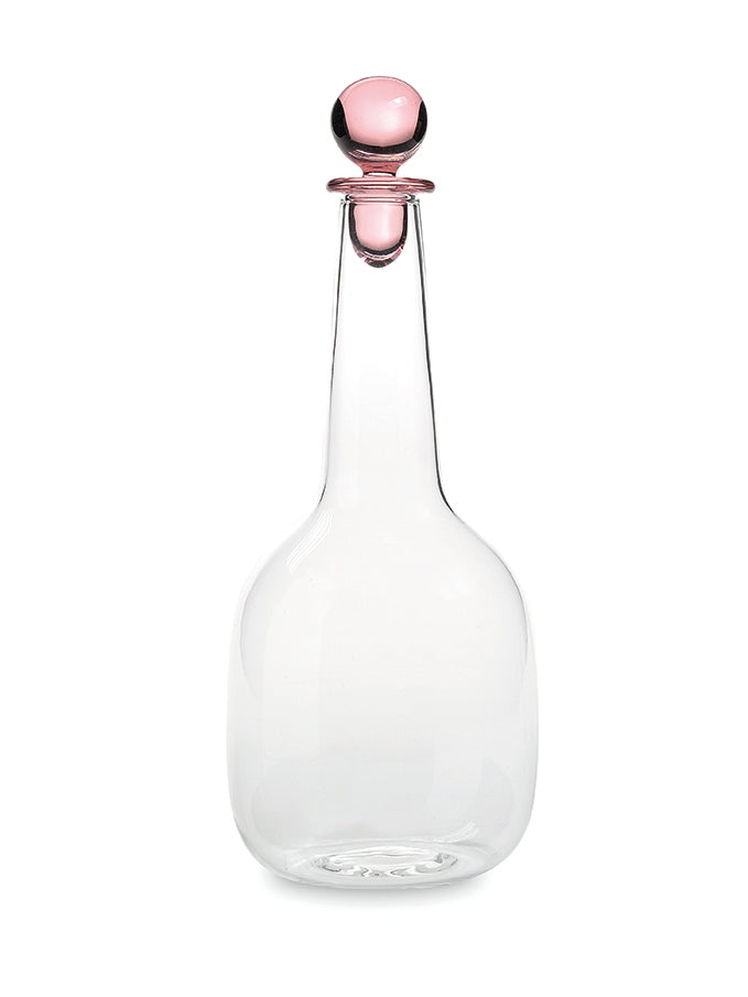 Bilia glass bottle, pink