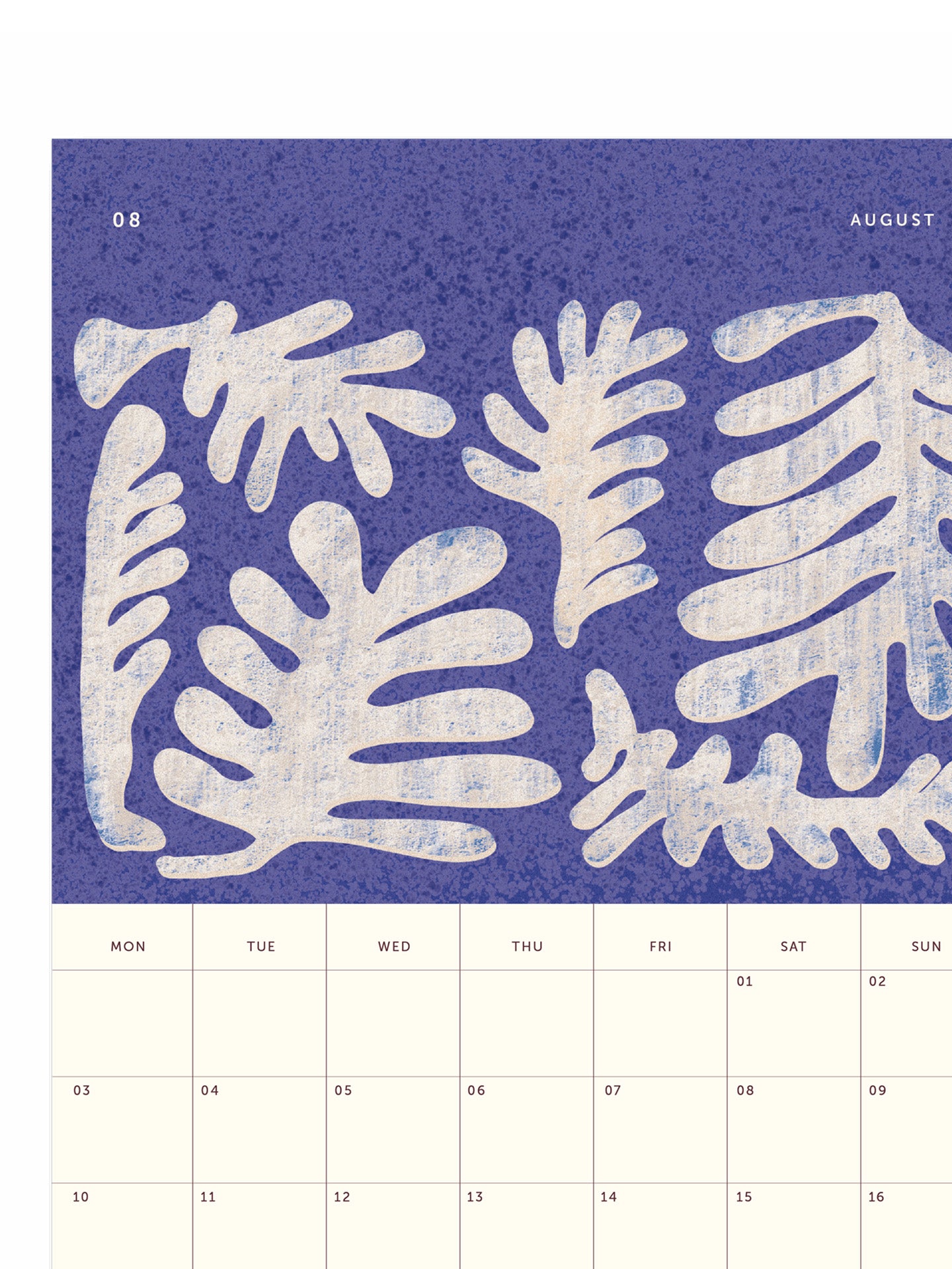 Calendar 2026, Arty