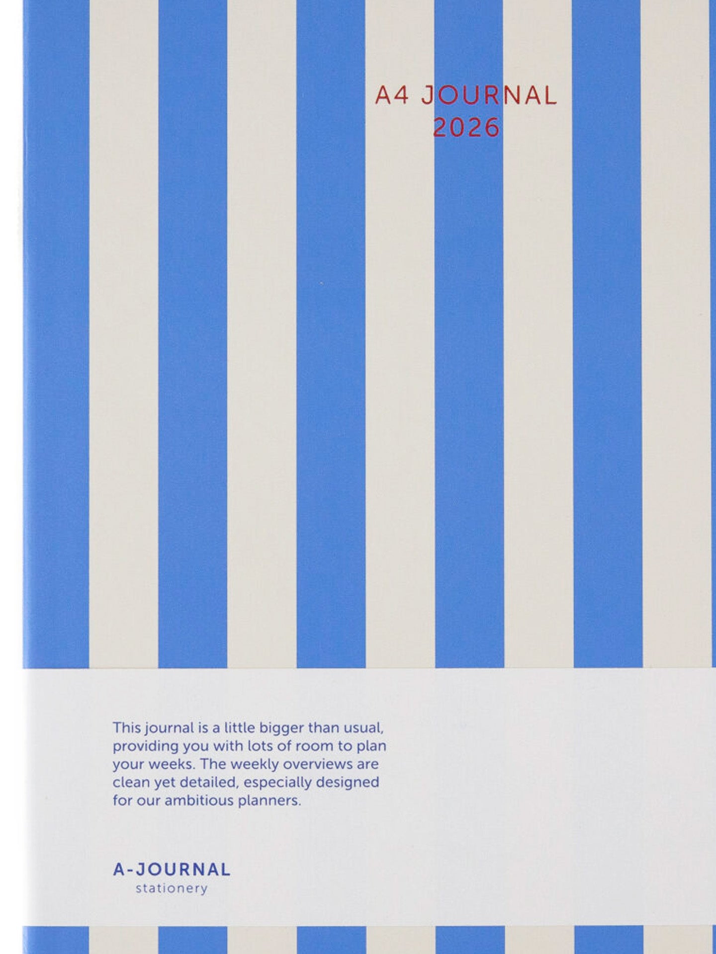 A4 My Journal 2026, Stripes