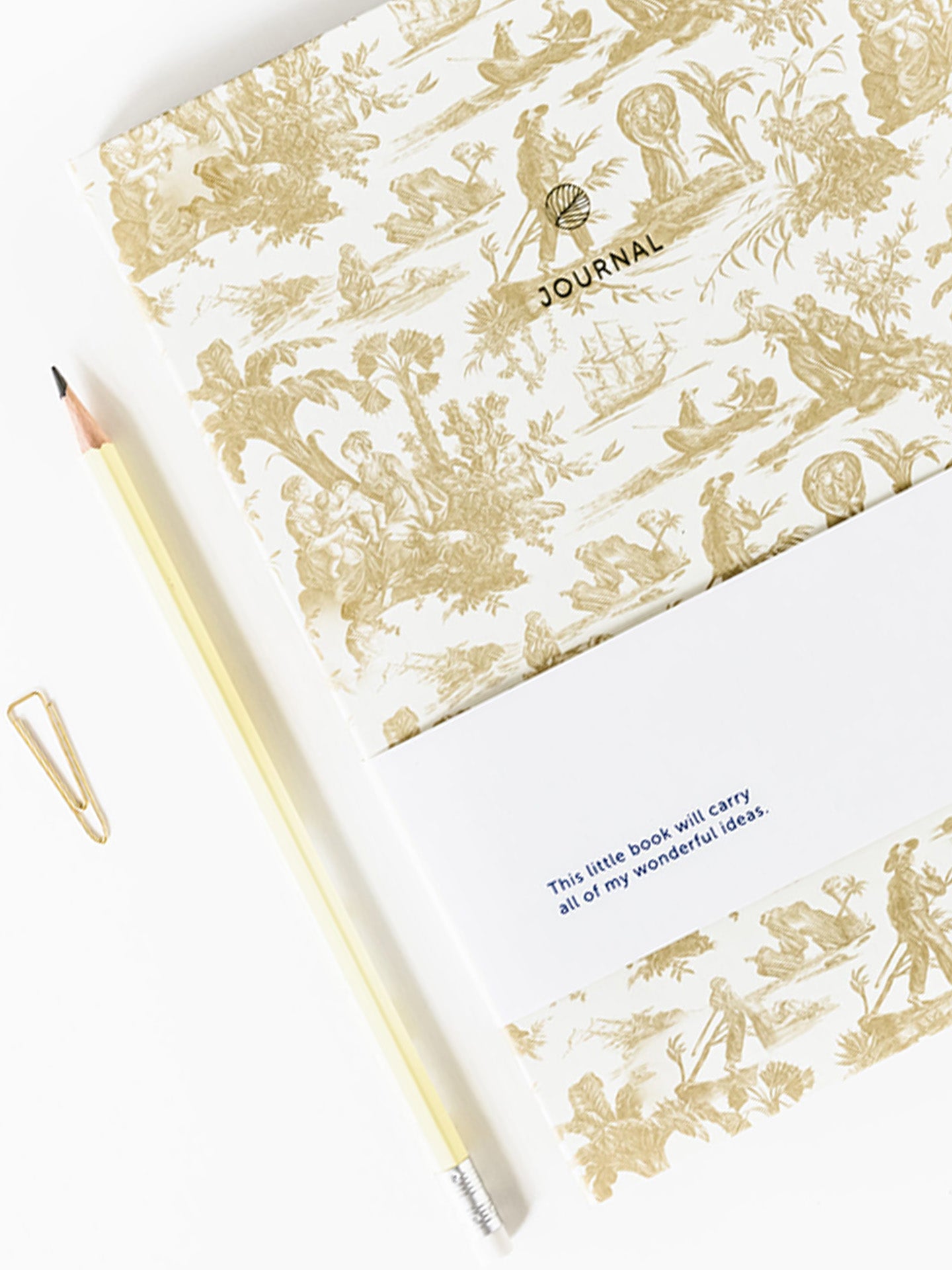 Notebook, Toile de Jouy