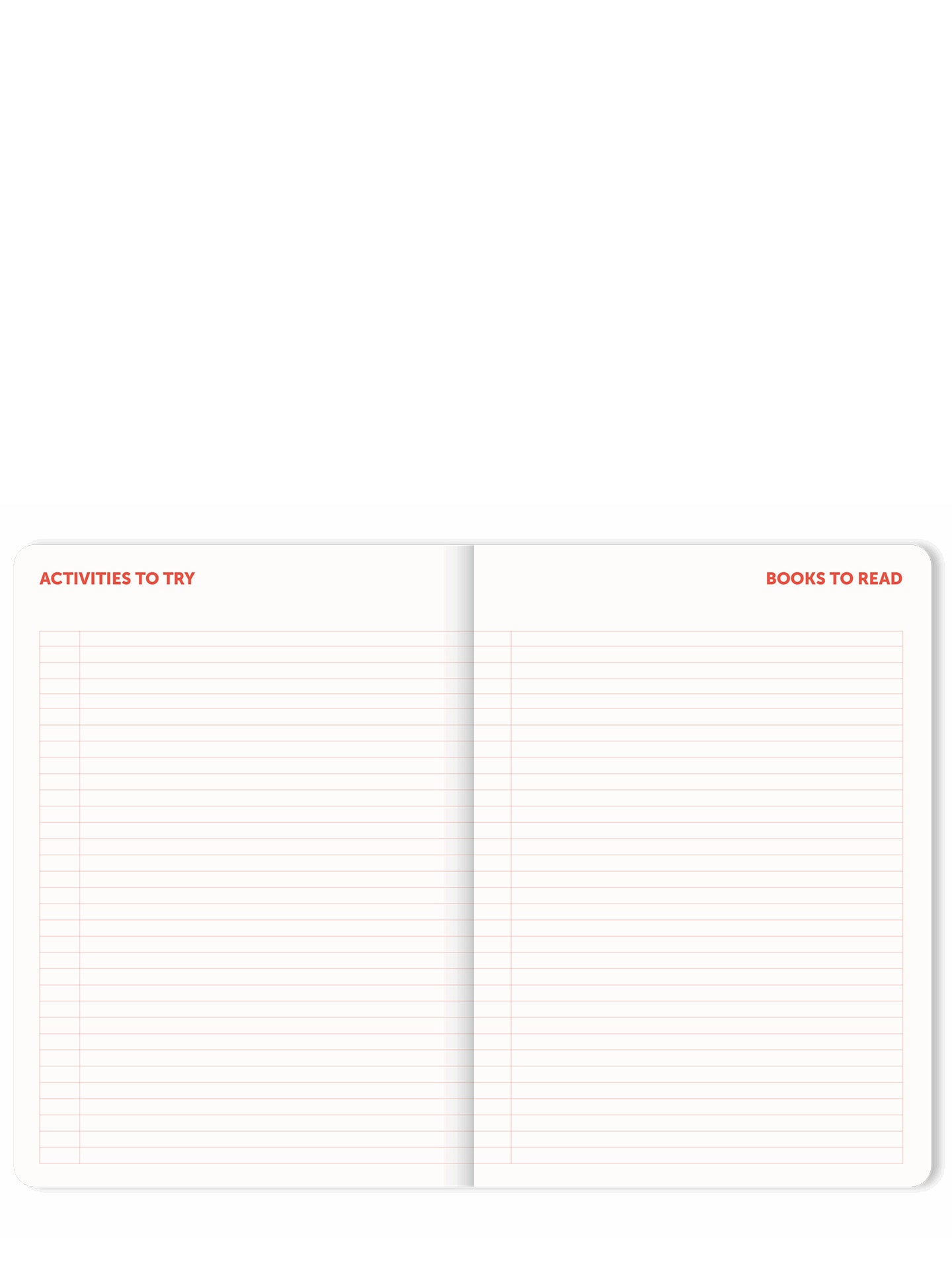 Spiral Organiser 2026, Pink and red