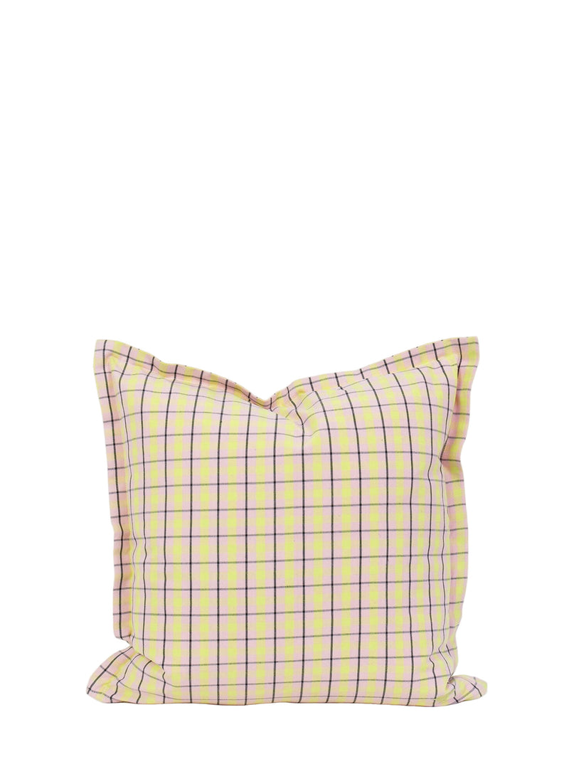 Reko cushion cover, pink/yellow (40x40cm)