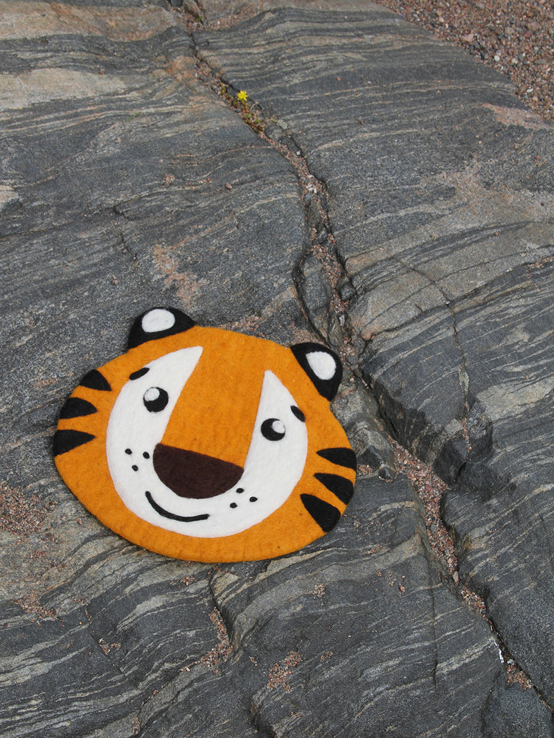 Tiger seatpad, wool (31,5cm)