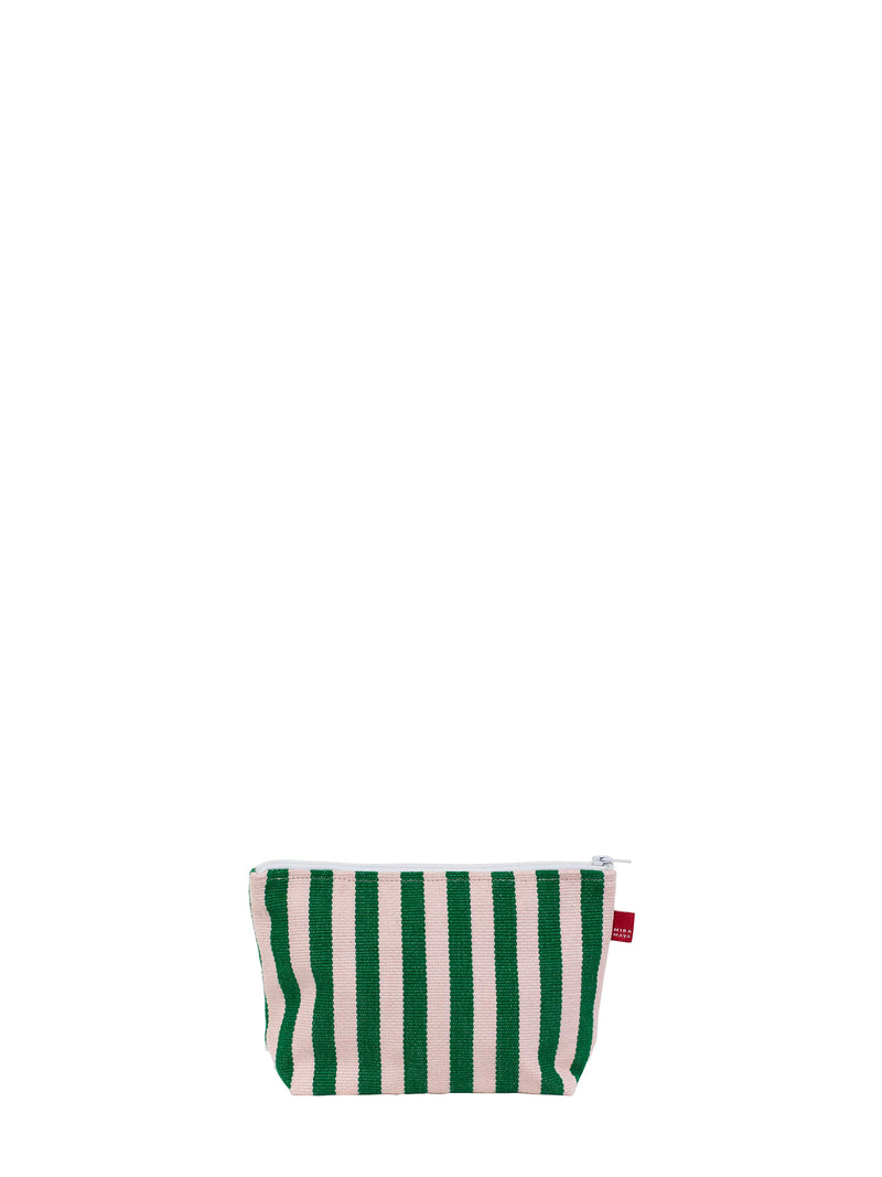 Josefin small toiletry bag, green / light pink