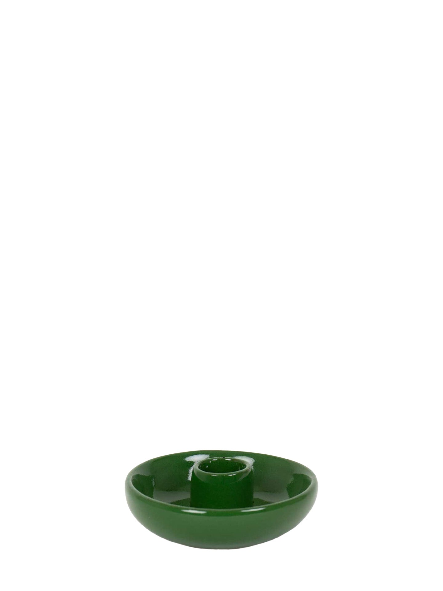 Selma candle holder, green