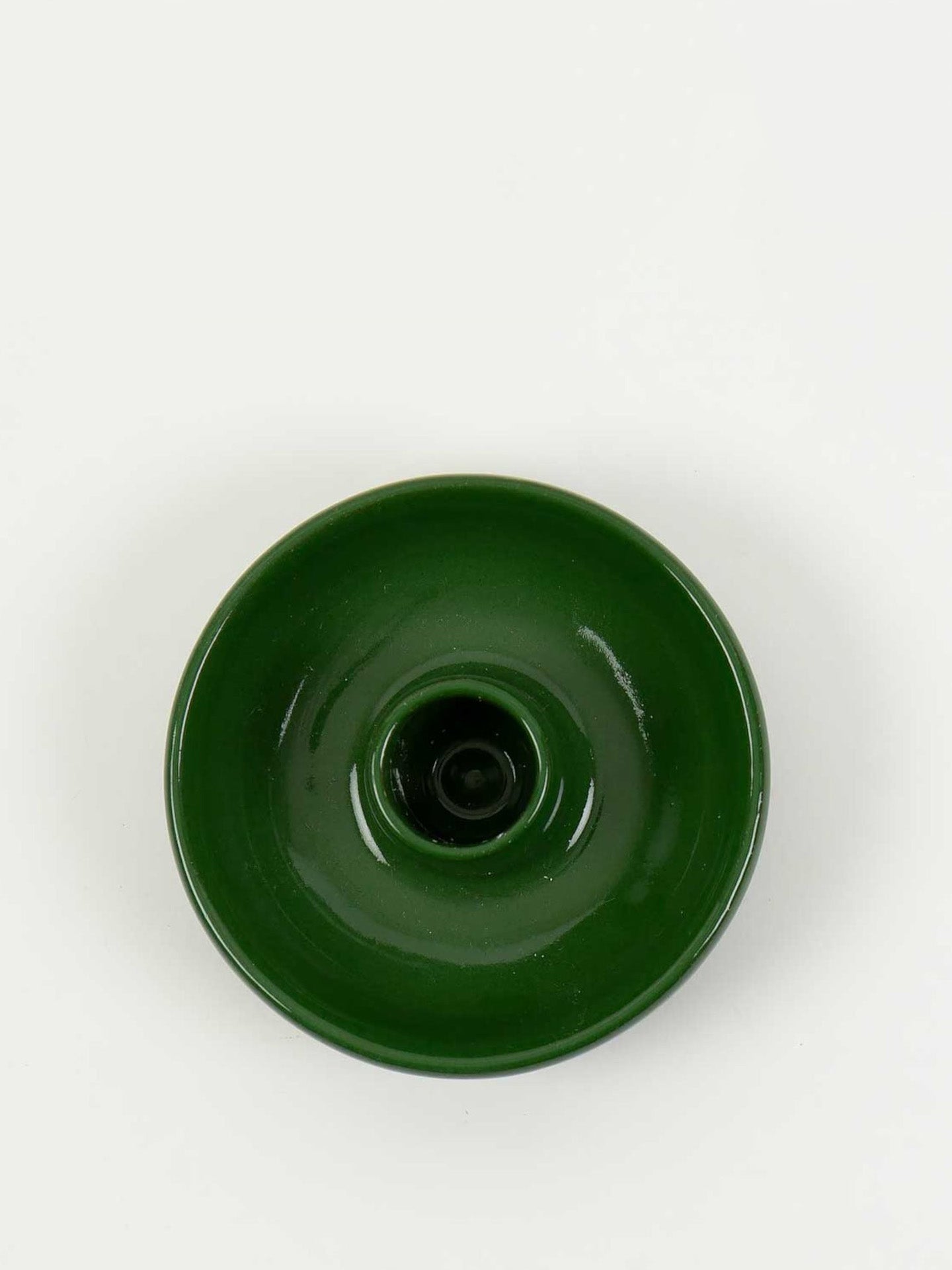 Selma candle holder, green