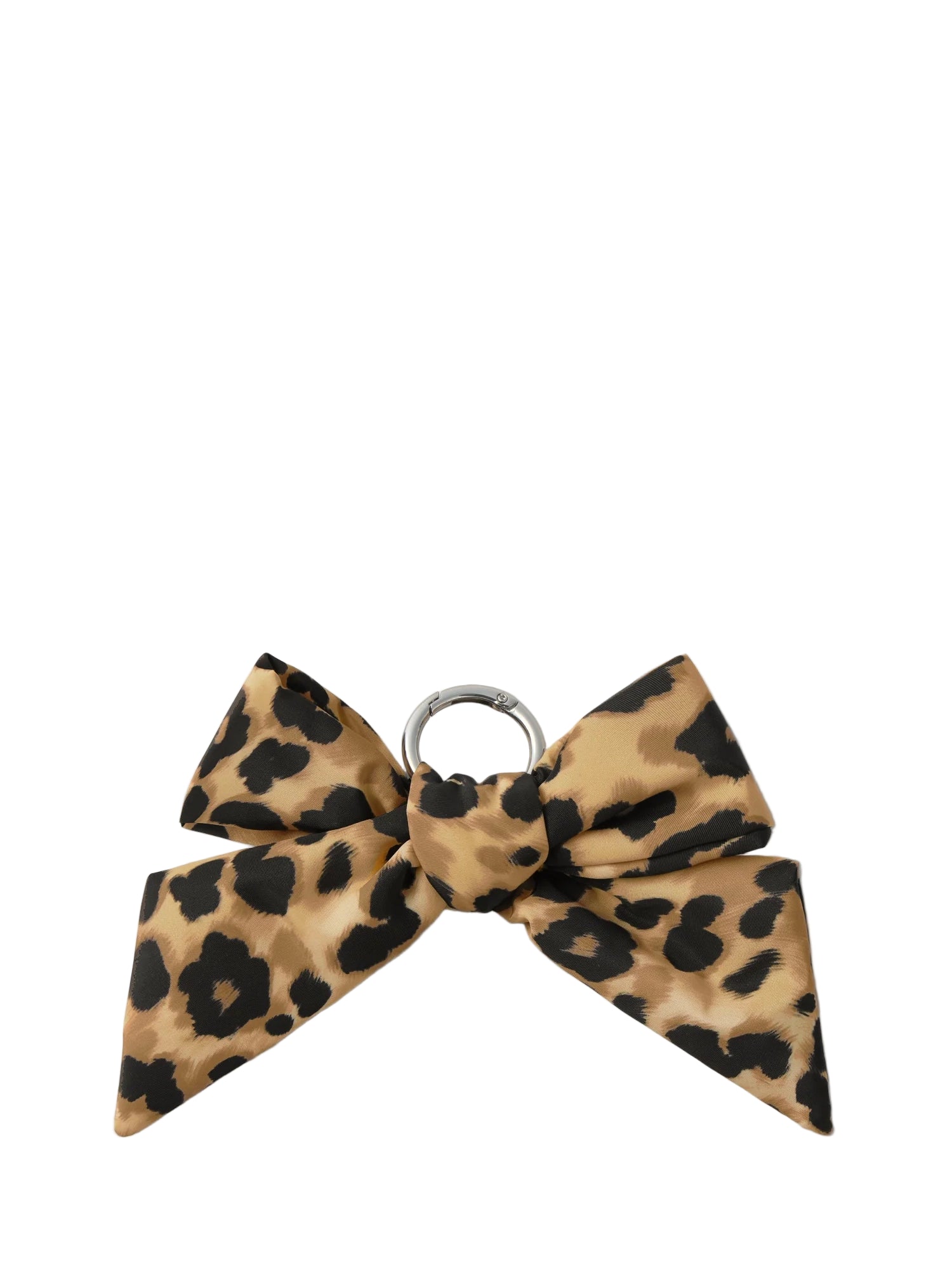 Feline bow bag charm