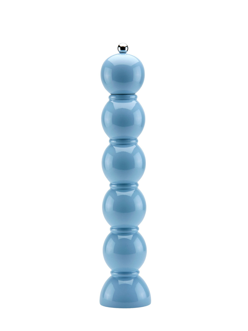 Bobbin salt & pepper mill, periwinkle (35cm)